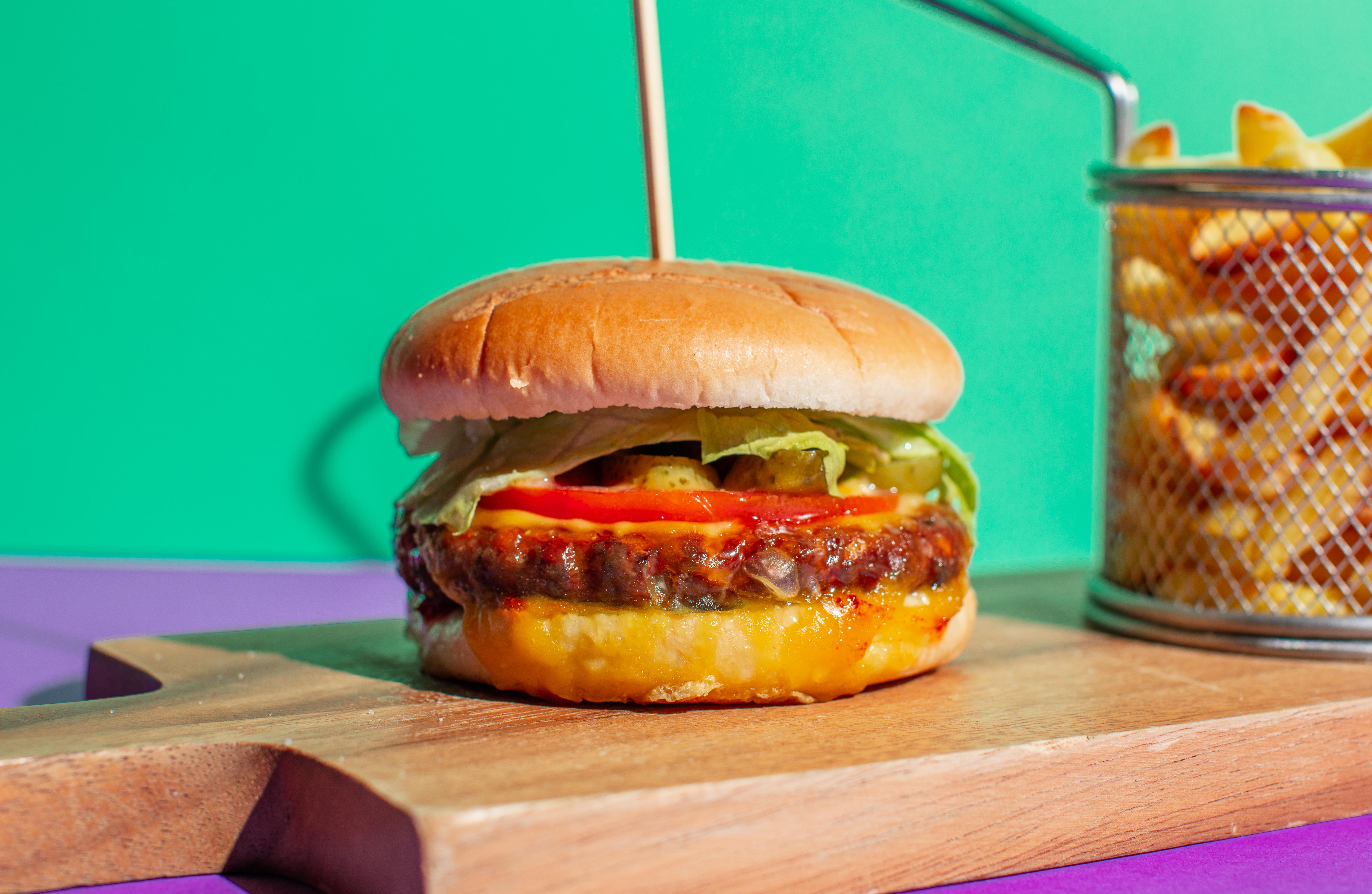 Yotel Edimburgo Esterno foto A vegan burger